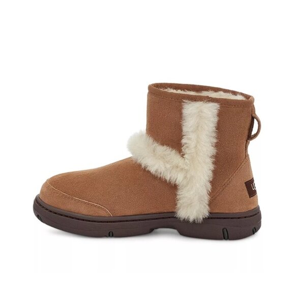 UGG® Women's Sunburst Mini Shearling Booties - Picture 2 of 7